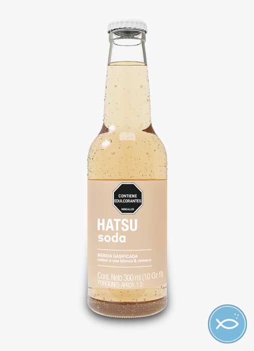 Soda Hatsu Uva Blanca & Romero 300ml