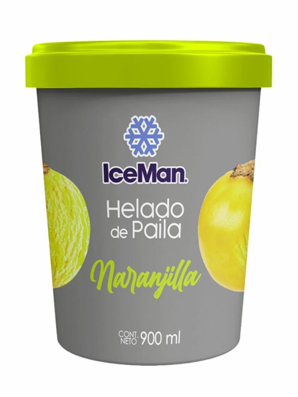 Helado De Paila Naranjilla ICEMAN