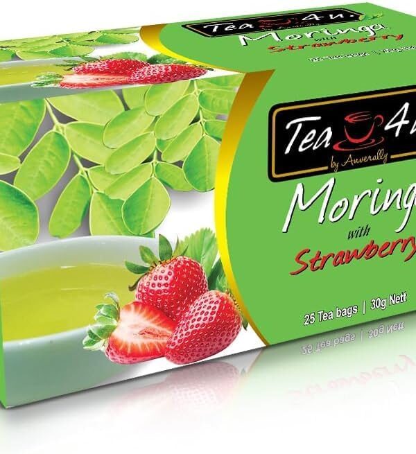 Té De Moringa con fresa 50 g.